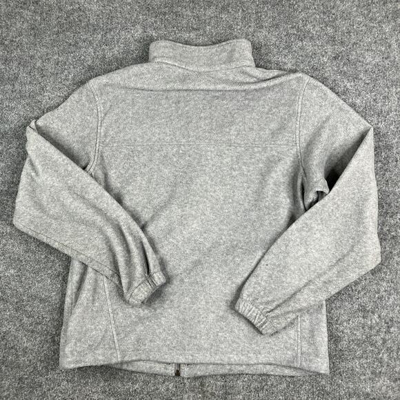 Columbia Fleece Jacket Mens Size L Gray Full Zip Outdoor Soft Warm Casual - Picture 6 of 7